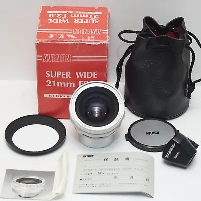 Avenon 21mm / F 2.8 Super Wide Lens For Leica. W/ Voigtlander 21mm Viewfinder • $500