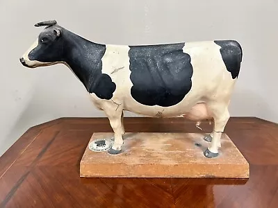 Antique Holstein Friesian Association 1885 Cow Advertising Model Brattleboro VT • $1500