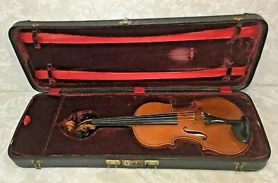 Otto Bruckner Violin Germany 1927 Inlaid Purfling Nicolas Amati Model W/ Case • $2520