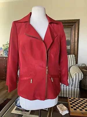 Mary Kay Red Blazer Jacket Sz S NWT • $18
