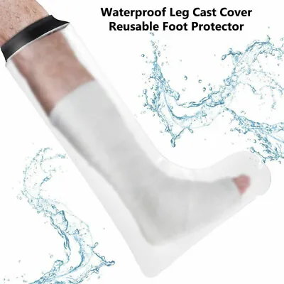 £10.14 • Buy Half Leg Waterproof Cast & Dressing Protector - Reusable Shower Bath Cover UK