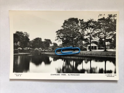 £3.75 • Buy Stamford Park Altrincham Landscape Lakeside View RPPC