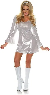 Underwraps Disco 70S Mini Dress Adult Women Costume 30148 • $19.75