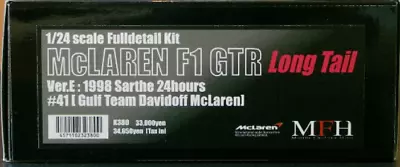 Model Factory Hiro 1/24 McLaren F1 GTR Long Tail Ver.E 1998 Sarthe 24hours K-380 • $311.17