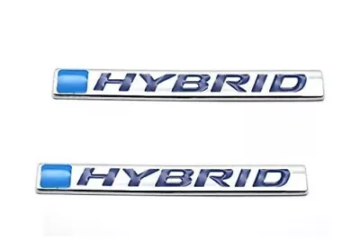 2PCS 3D Metal Hybrid Logo Car Side Fender Rear Trunk Emblem Badge Decals Sticker • $13.95