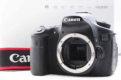 [NEAR MINT] Canon EOS 60D 18.0 MP Digital SLR Camera Black Body (G587) • £256.33