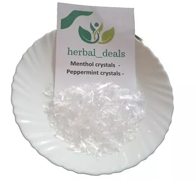 Menthol Crystals  - Peppermint Crystals  Free Ship • £69.16