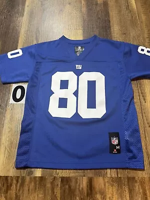 New York Giants #80 Victor Cruz NFL Team Apparel Jersey Youth Medium Blue • $19.99