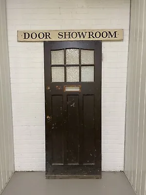 Reclaimed Victorian Edwardian Wooden Panel Front Door 2080 858mm • £395
