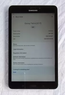 Samsung Galaxy Tab A SM-T385 16GB Wi-Fi + 4G 8  Tablet Phone (unlocked) • $100