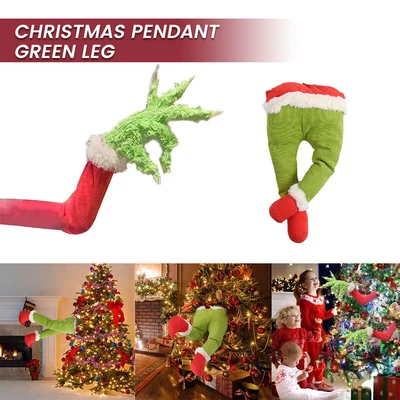 £11.98 • Buy How The Grinch Stole Christmas Legs Plush Doll  Xmas Tree Wreath Decor Props B1