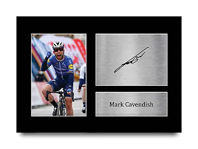 £11.99 • Buy Mark Cavendish Team GB Gift Idea Signed Autograph A4 Photo Print Fans Of Cycling