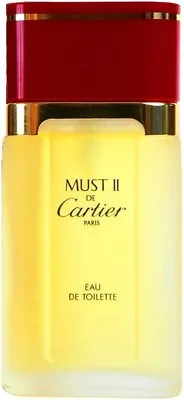 MUST II DE CARTIER Eau De Toilette Spray 3.3 Oz / 100 Ml New In Box Vintage Rare • $459.97