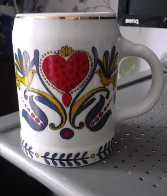 Lilien Porzellan Mug Hand Painted Made In Austria 1/2 Pint • £9.99