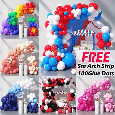 $10.72 • Buy Balloon Arch Kit + Balloons Garland Birthday Wedding Party Baby Shower Decor UK.