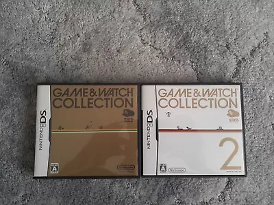 Game And Watch Collection 1 & 2 Club Nintendo Japan Release Full English VGC • $119