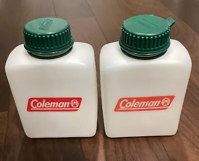 Two Coleman 32 Oz. Hardside Plastic Jugs Camping Or Hiking Freeze It For Ice • $14.99