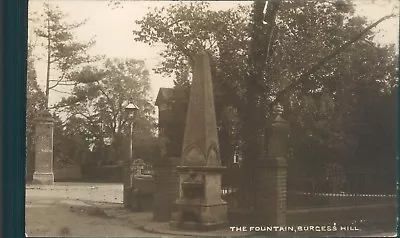 £12.78 • Buy Real Photo Burgess Hill The Fountain H J Combridge Local Publsher