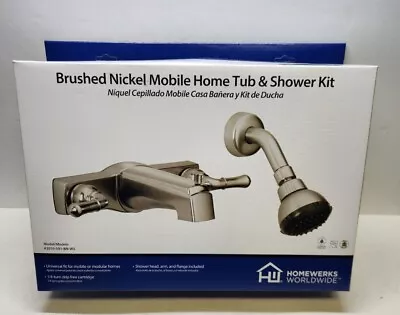 Homewerks3010-501-BN-WS Mobile Home 2Handle 1Spray Tub & Shower Brushed Nickel • $39.99
