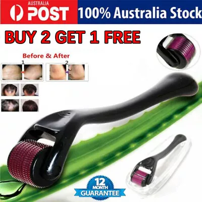 $9.89 • Buy 540 Titanium Micro Needle Derma Roller Beard Hair Regeneration Skin Care Growth