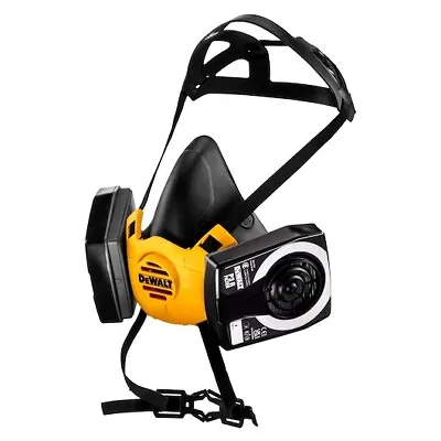 DeWalt DXIR1HMMP3 Lightweight Half Face Mask Respirator With P3 Filters - Size L • £25