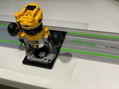 £30 • Buy DEWALT Cordless Router 4IN1 Adaptor To FESTOOL DEWALT MAKITA EVO RAILS TRACK