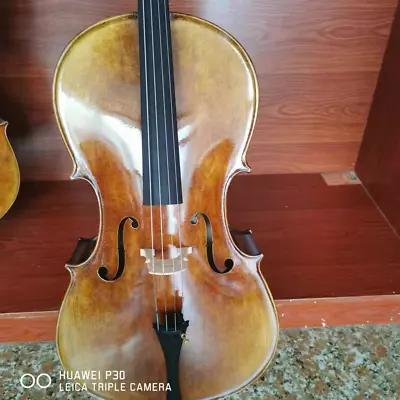 SurpassMusica 4/4 Old Cello European Spruce Maple Experienced Luthier  Good Tone • $1300