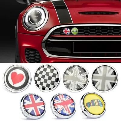 For MINI Cooper S JCW One Metal 3D Union Jack Car Front Grille Hood Emblem Badge • $14.99