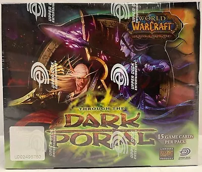 Upper Deck World Of Warcraft Tcg Through The Dark Portal Booster Box New U.s. • $254.07