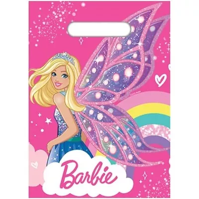8pk Barbie Party Bags Loot Lolly Favours Treats Girls Birthday Party Supplies • $4.95
