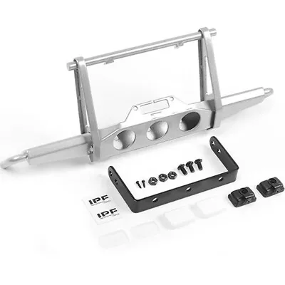 RC4WD VVV-C0955 Shirya Front Bumper Silver W/ IPF Lights : Vanquish VS4-10 • $98