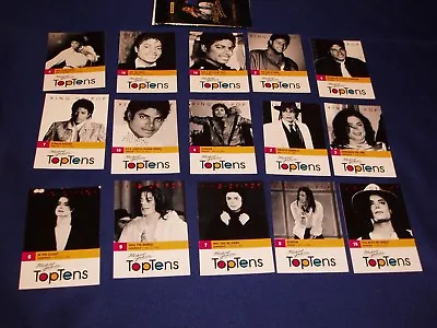  Michael Jackson 2011 Panini 15 Top Tens Card Set & 2 Wraps New • $5.75