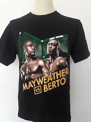 NEW Floyd Money Mayweather Jr. Vs Andre Berto Boxing Fight Match Shirt TMT 2015 • $7.99