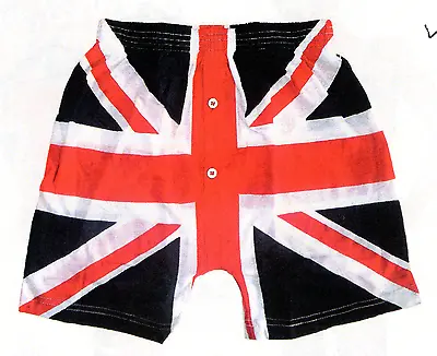 £8.99 • Buy Boxer Shorts Union Jack 100% Cotton