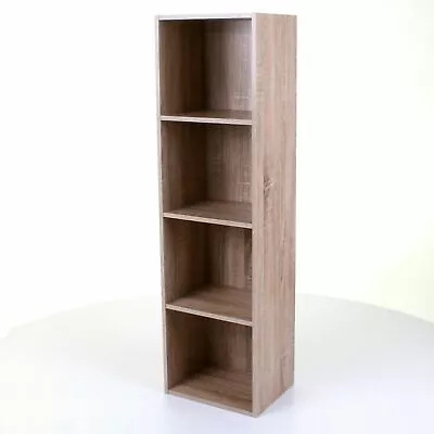 £43.25 • Buy 5 Tier Bookcase Tall Wide Shelf Wooden Shelving Display Unit Large Storage Unit