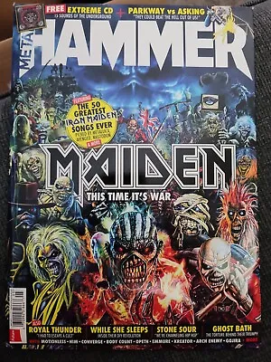 Metal Hammer Rock Magazine May 2017 Iron Maiden This Time It's War No CD • $15