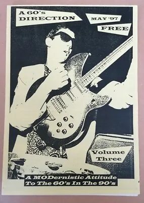 FANZINE / NEWSLETTER -  A Sixties Direction...The 60s In The 90s Vol #3 May 1997 • $9.95