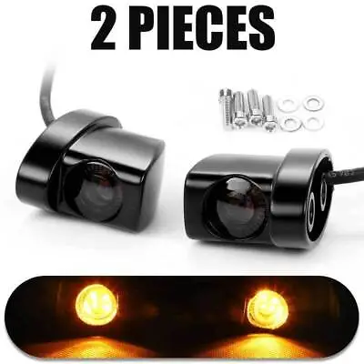 Motorcycle Fender Struts LED Turn Signal Light Mini Rear Indicator For Sportster • $19.59