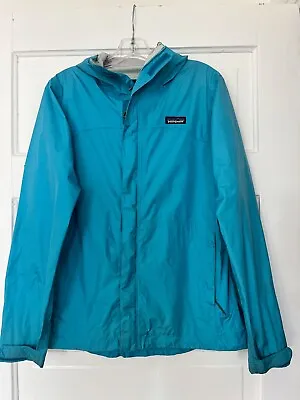 $22.80 • Buy Patagonia Torrent Shell Full Zip Rain Jacket Soft M Women's Blue
