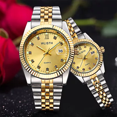 Fashion Quartz Wrist Watch Stainless Steel Waterproof Luminous Men Woman Watches • $18.99