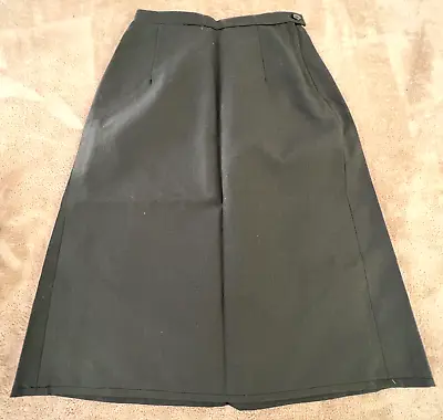 Women’s WAC  US Army Issue Uniform Female Green Dress Skirt 10R Wool Blend [C40] • $14.95