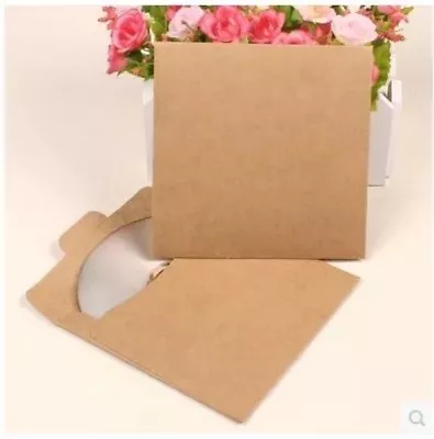 100x Kraft Paper Vedio CD Envelope Bags Wedding Ceremony Christening Mementos • $68.47