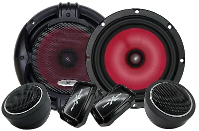 2x SoundXtreme 1000W 6.5-Inch 2Way Car Audio Component Speaker 6-1/2in 2000w Set • $42.99