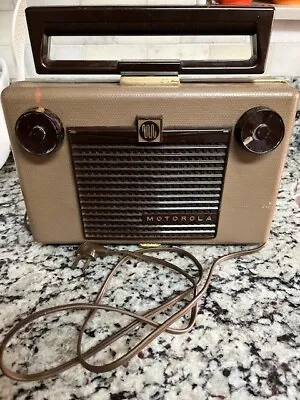MOTOROLA 55B1U Radio - Vintage With Power Supply - Not Working/Parts • $39.99