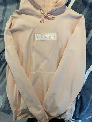 $50 • Buy Supreme Box Hoodie Peach
