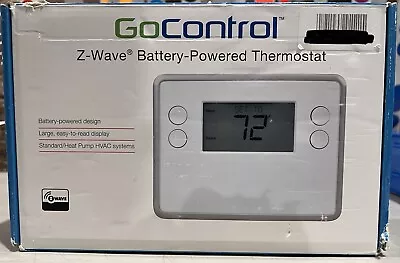 GoControl GC-TBZ48 Z-Wave Battery-Powered Thermostat • $25