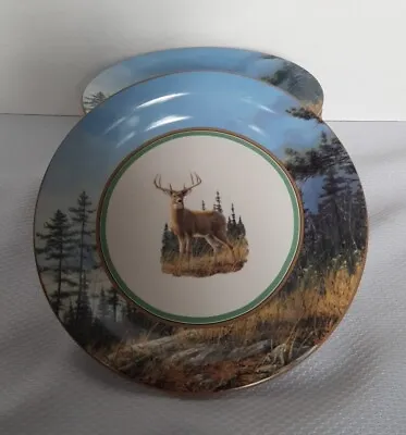 Cabela's Autumn Whitetail Deer 7¹/²  Plates By James Hautman 8 Available  • $4