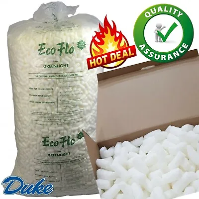 Ecoflo Quality Biodegradable Loose Void Fill Packing Peanuts *ALL QUANTITIES* • £27.95