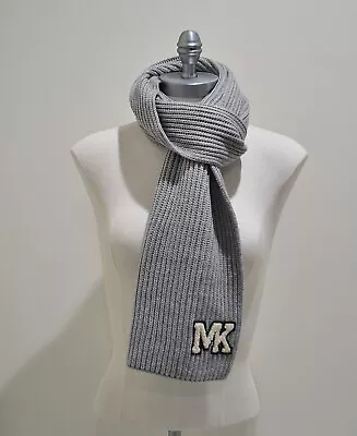 Nwt Michael Kors Cable Knit Winter Scarf Grey • $20.99