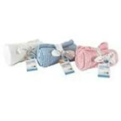 £5 • Buy Baby Pram Blanket Soft 100% Pure Cotton Cellular  70x90cm Machine Washable Blue